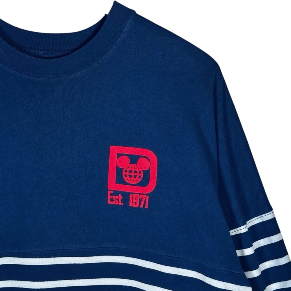 DISNEY PARKS Vintage Walt Disney World Collection Striped Long Sleeve Shirt - Picture 4 of 8